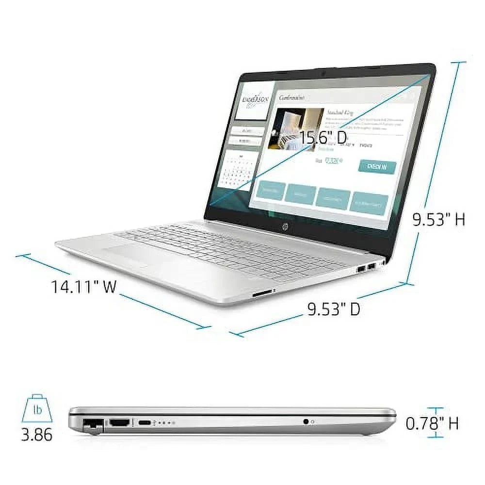 2022 15.6" HD Touchscreen Laptop PC  4-Core i5-1135G7 24GB DDR4 512GB NVMe SSD Iris Xe Graphics Webcam HDMI WiFi AC RJ45 BT USB-C Backlit Keyboard Silver Windows 10 Pro w/RE Accessories