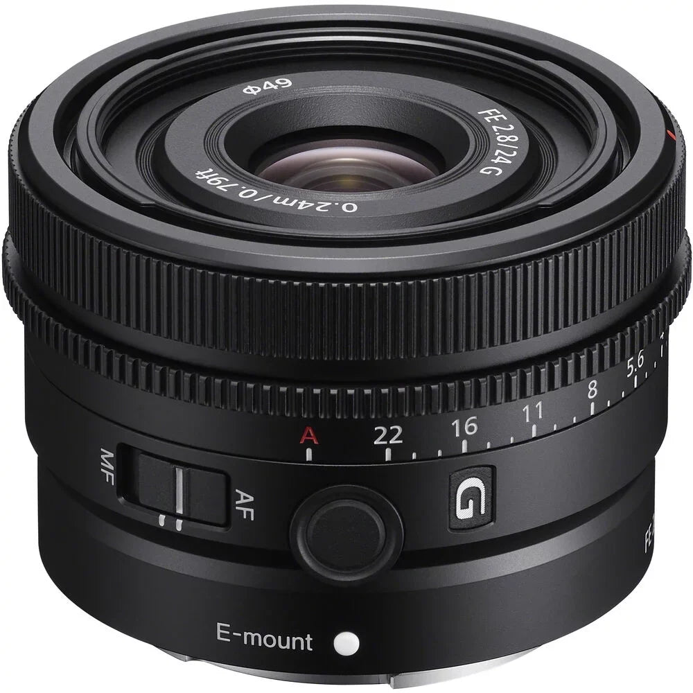 a7C Camera (Black) Camera +24mm f/2.8 G Lens +3 PC Filter +64GB