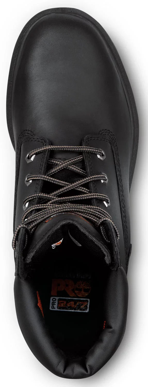 Timberland PRO  8IN Direct Attach Men's, Black, Steel Toe, EH, MaxTRAX Slip immune, WP Boot  (11.0 W)