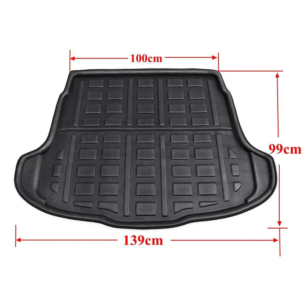1pcs Cargo Liner Mat for Honda CR-V CRV 2007-2011 Boot Rear Trunk Floor Tray Waterproof All atmospheric conditions, Black