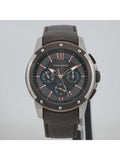 Pre-owned Vince Camuto Steel Quartz Gray Dial Mens Watch VC/1129DGSV (Like New)