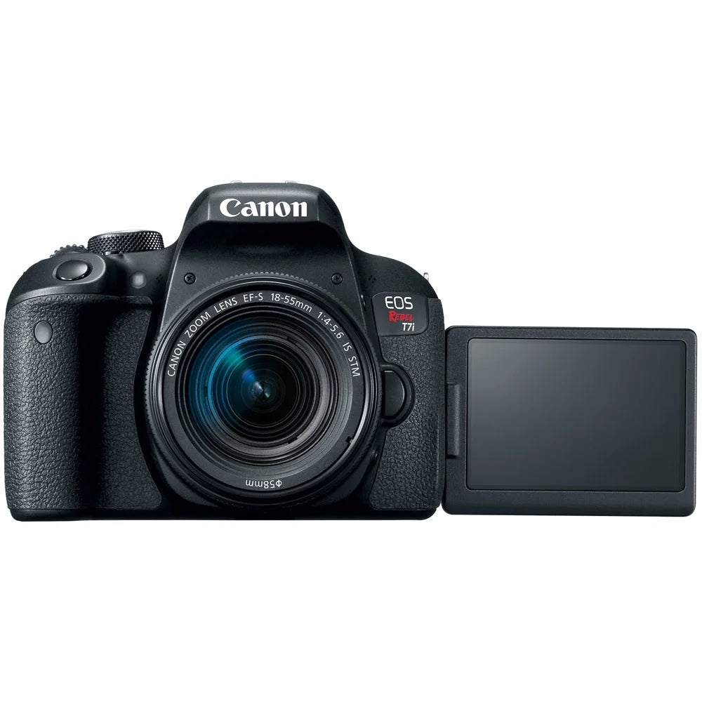 EOS Rebel T7i/800D DSLR Camera with 18-55mm Lens Memory & Flash Kit