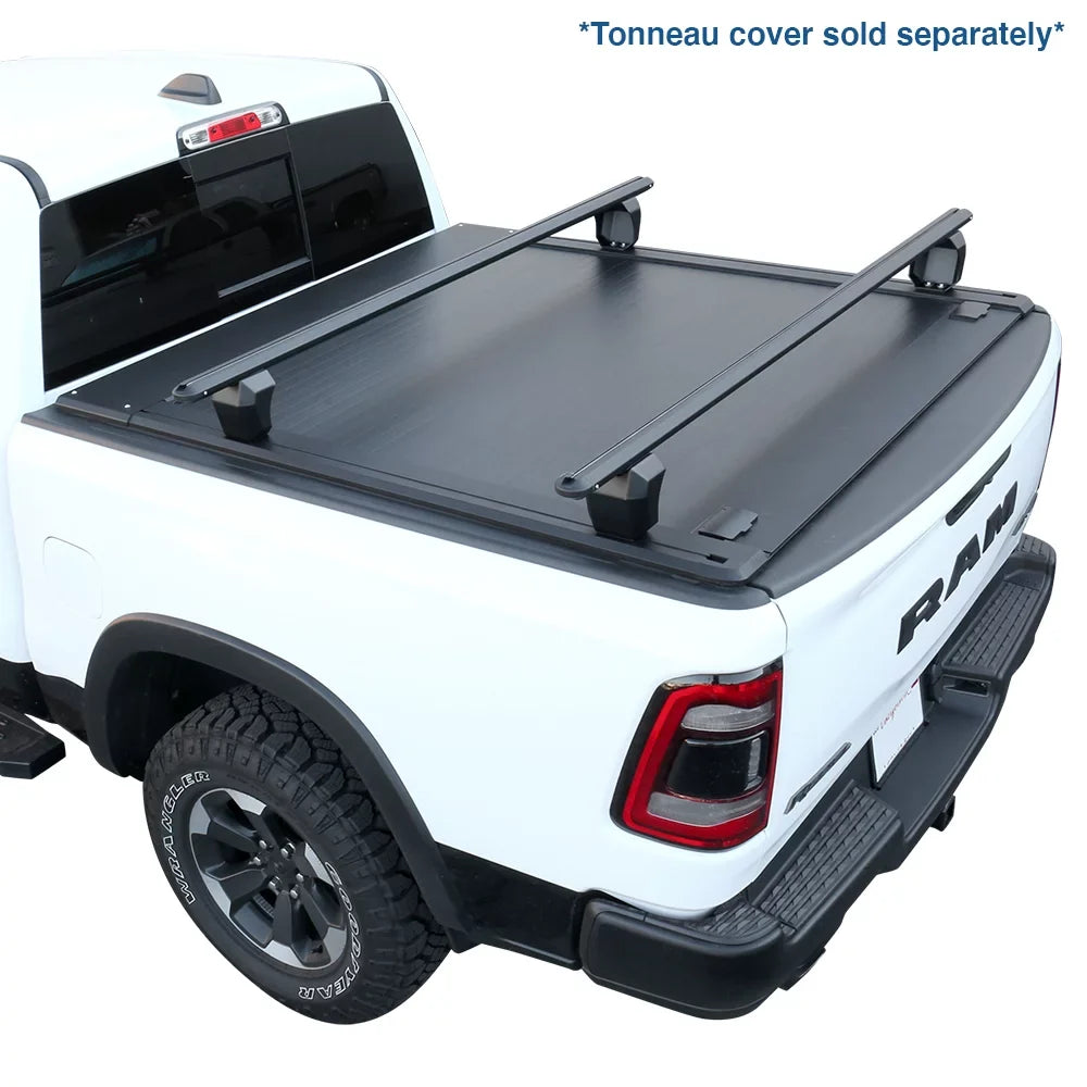 Syneticusa HD Adjustable Crossbar Truck Bed Towers Heavy Duty Cargo Rack appropriate with F150 Ram Silverado Tundra Titan