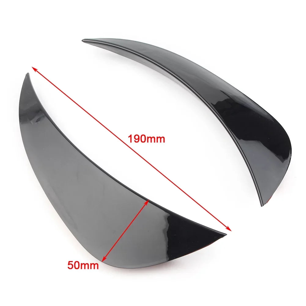 ZS Auto Front Bumper Air Vent protector Trim Glossy Black ABS For Mercedes Benz W205 AMG C-Class C180 C200 C300 C400 2015 2016 2017 2018