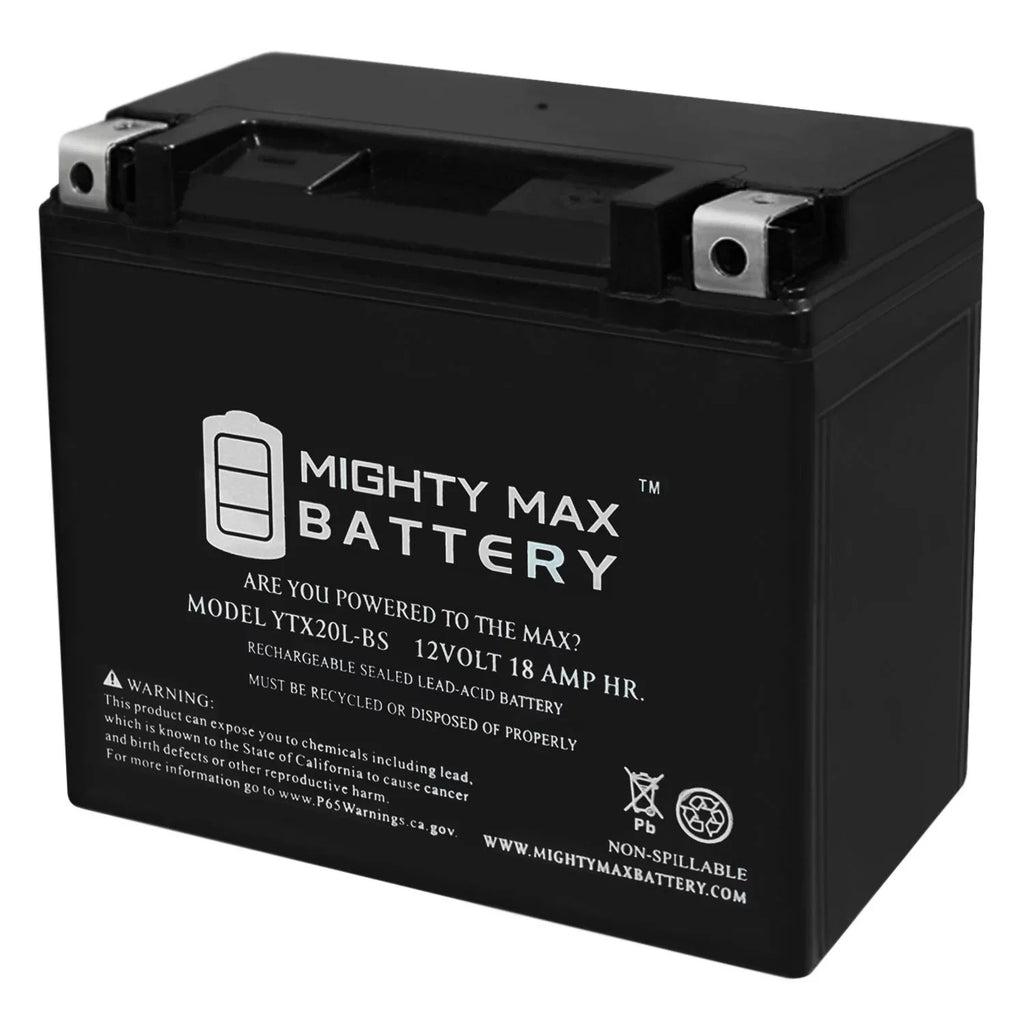 YTX20L-BS Battery Replacement for Yamaha 1050 EX, Super Jet 2021