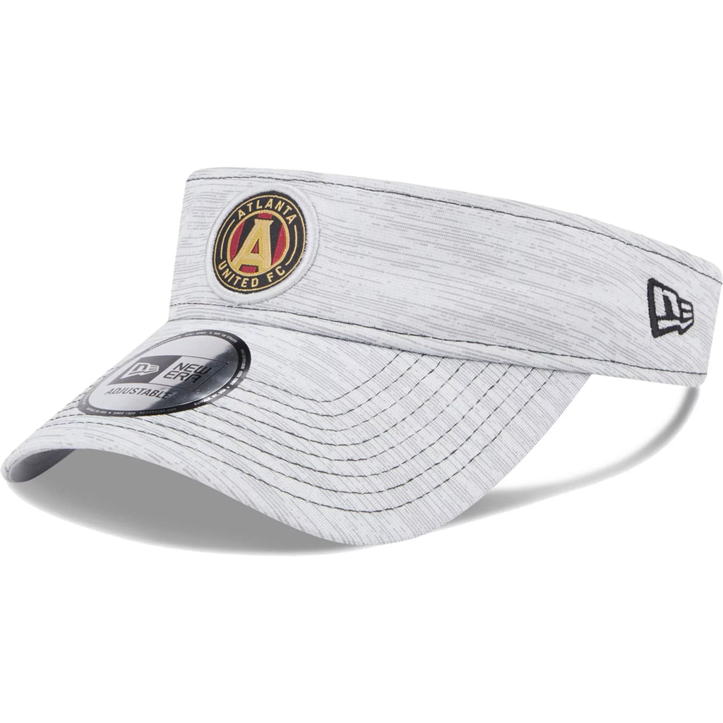 Men's New Era Gray Atlanta United FC Adjustable Visor - OSFA