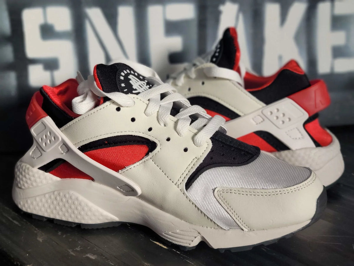 Air Huarache White/Red Running Shoes DH4439-103 Women 7.5
