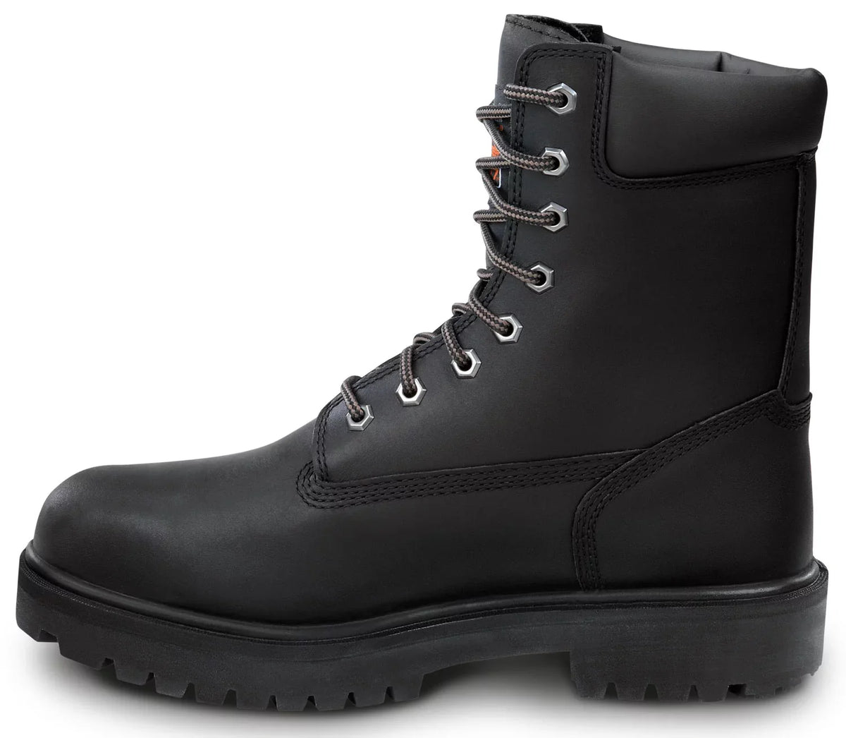 Timberland PRO  8IN Direct Attach Men's, Black, Steel Toe, EH, MaxTRAX Slip immune, WP Boot  (11.0 W)