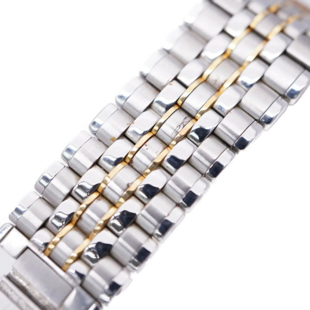 Pre-Owned Seiko Credor Pacific 8J82-6A20 quartz watch K18/SS silver/gold (Fair)