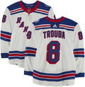 Carolina Hurricanes on May 18, 20, 26 and 30, 2022 - Size 56 - Fanatics. Jacob Trouba New York Rangers Game-Used #8 White Jersey Worn During the Second Round of the 2022 Stanley Cup Playoffs vs
