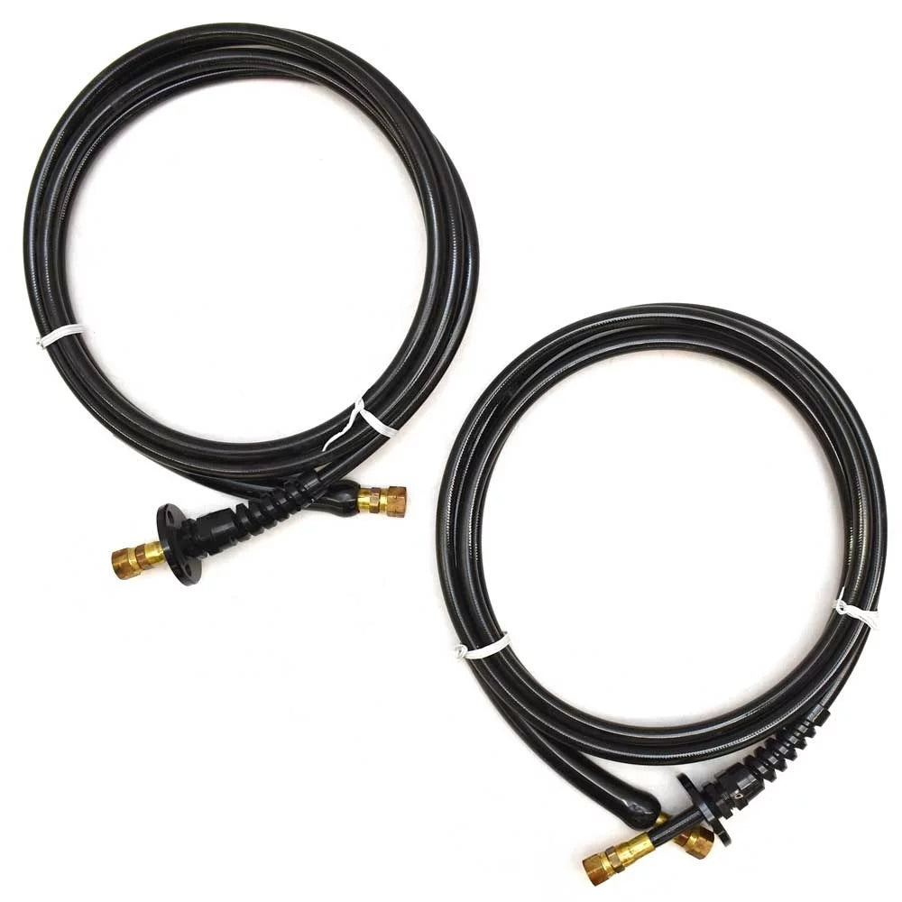 SeaStar vessel Hydraulic Steering Hose HO8312 | 12 FT Black (Set of 2)