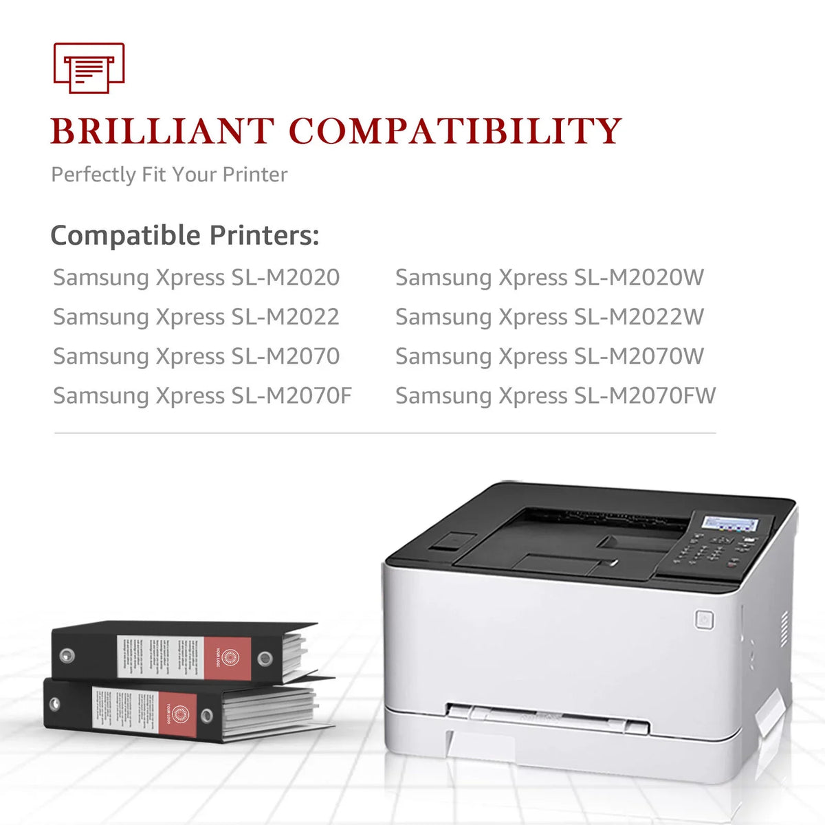 4-Pack MLT-D111S suitable Toner Cartridge for  MLT-D111S 111S High Yield Xpress SLM2020W M2022W M2070FW M2024 M2026W Printer (Black)