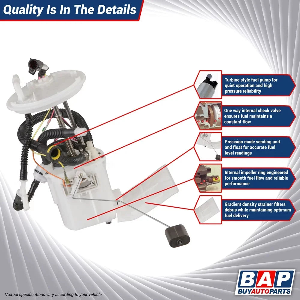 For Buick LaCrosse Chevy Impala Pontiac Grand Prix Fuel Pump Assembly - Buyautoparts Fits select: 2007-2008 CHEVROLET IMPALA LT, 2007 BUICK LACROSSE CX
