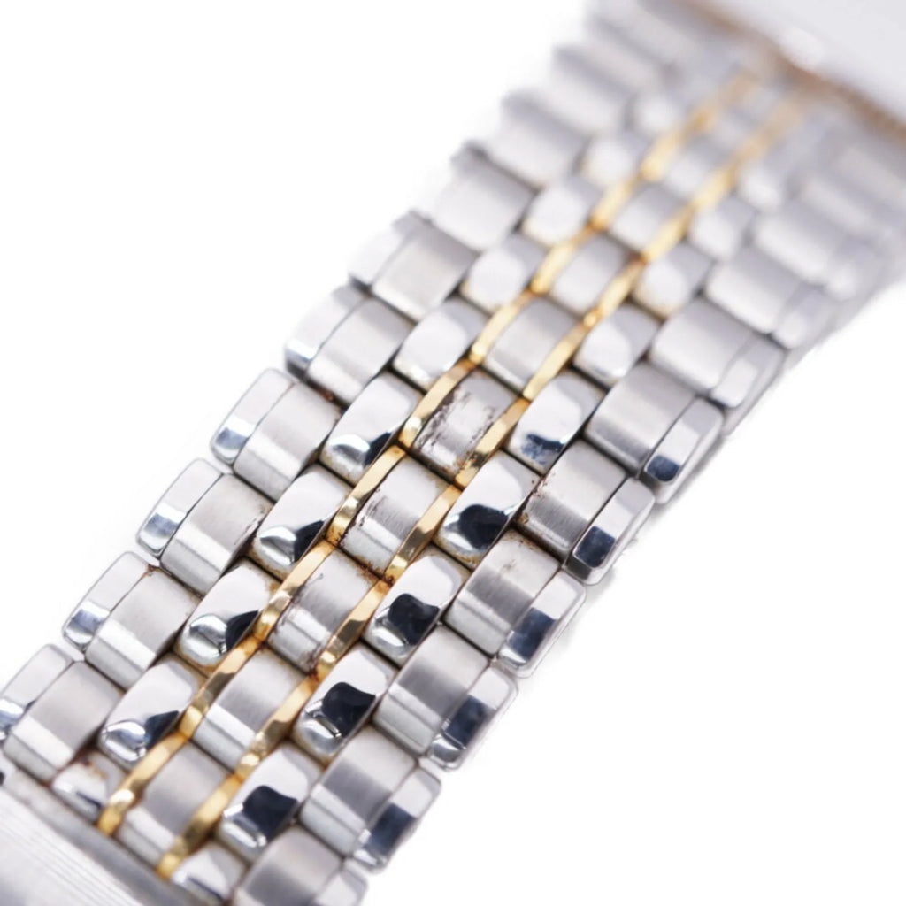 Pre-Owned Seiko Credor Pacific 8J82-6A20 quartz watch K18/SS silver/gold (Fair)