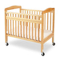 Baby Mini/Portable Non-folding Wooden Window Crib with Safety Gate. L.A