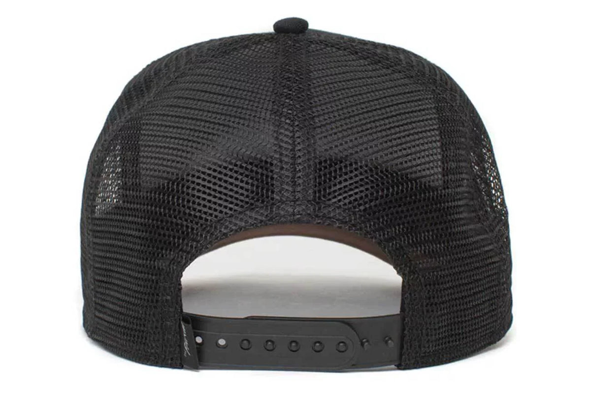 The Baddest Boy Trucker Cap, Black. Goorin Bros