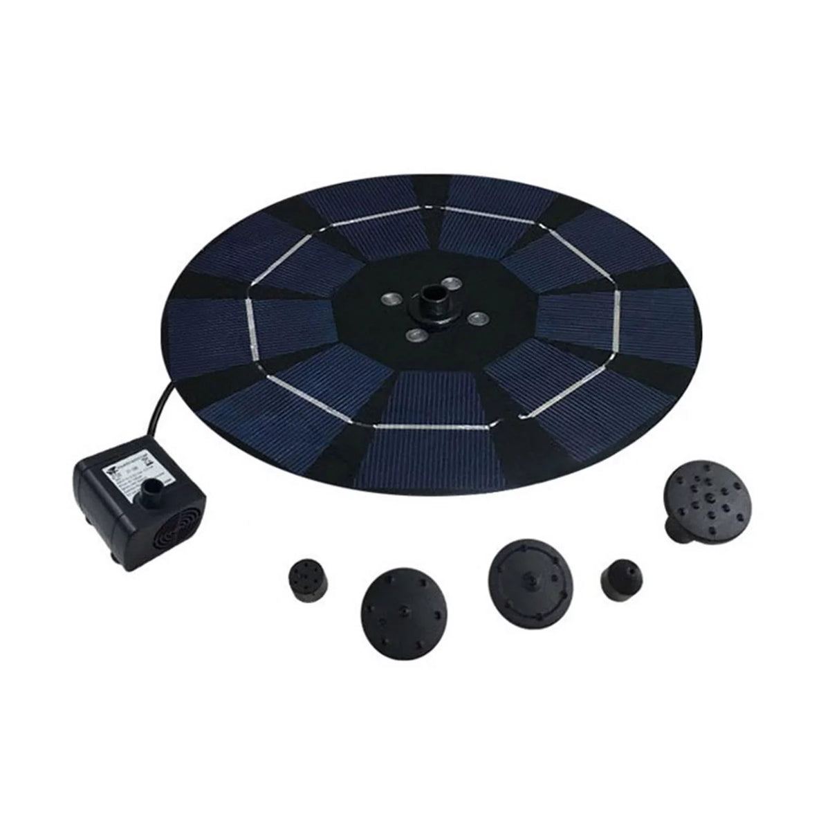 YHAIOGS Solar Pump Freestanding Floating Solar Bird Bath moisture Pump Garden Bird Bath Decor