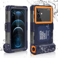 UrbanX Professional [15m/50ft] Swimming Diving Surfing Snorkeling Photo Video Waterproof Protective Case Underwater Housing for ZTE Axon 7 And all Phones Up to 6.9 Inch LCD with Lanyard