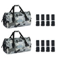 Htovila Motorcycle PVC Waterproof Reflective Luggage Bag Motorcycle Duffel Bag  Luggage for Skiing Travel Boating Hiking Camping
