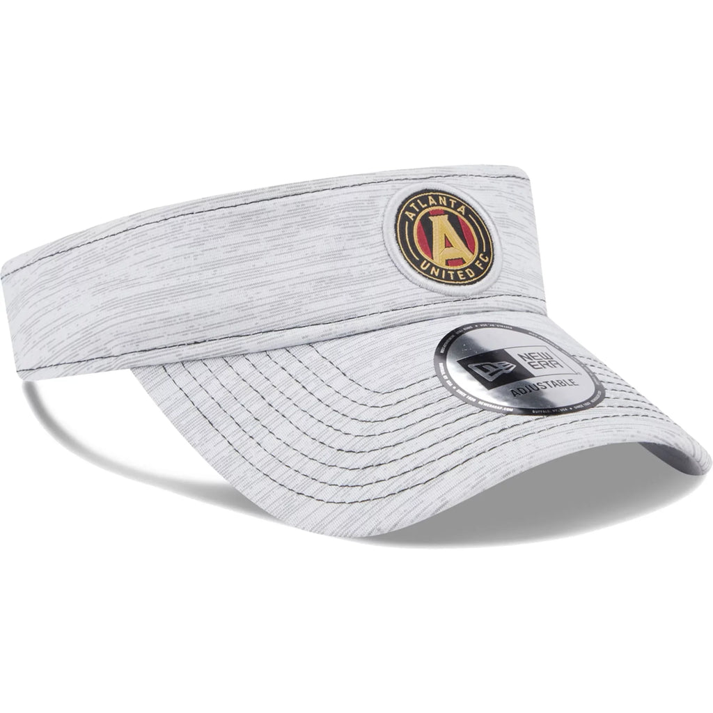 Men's New Era Gray Atlanta United FC Adjustable Visor - OSFA