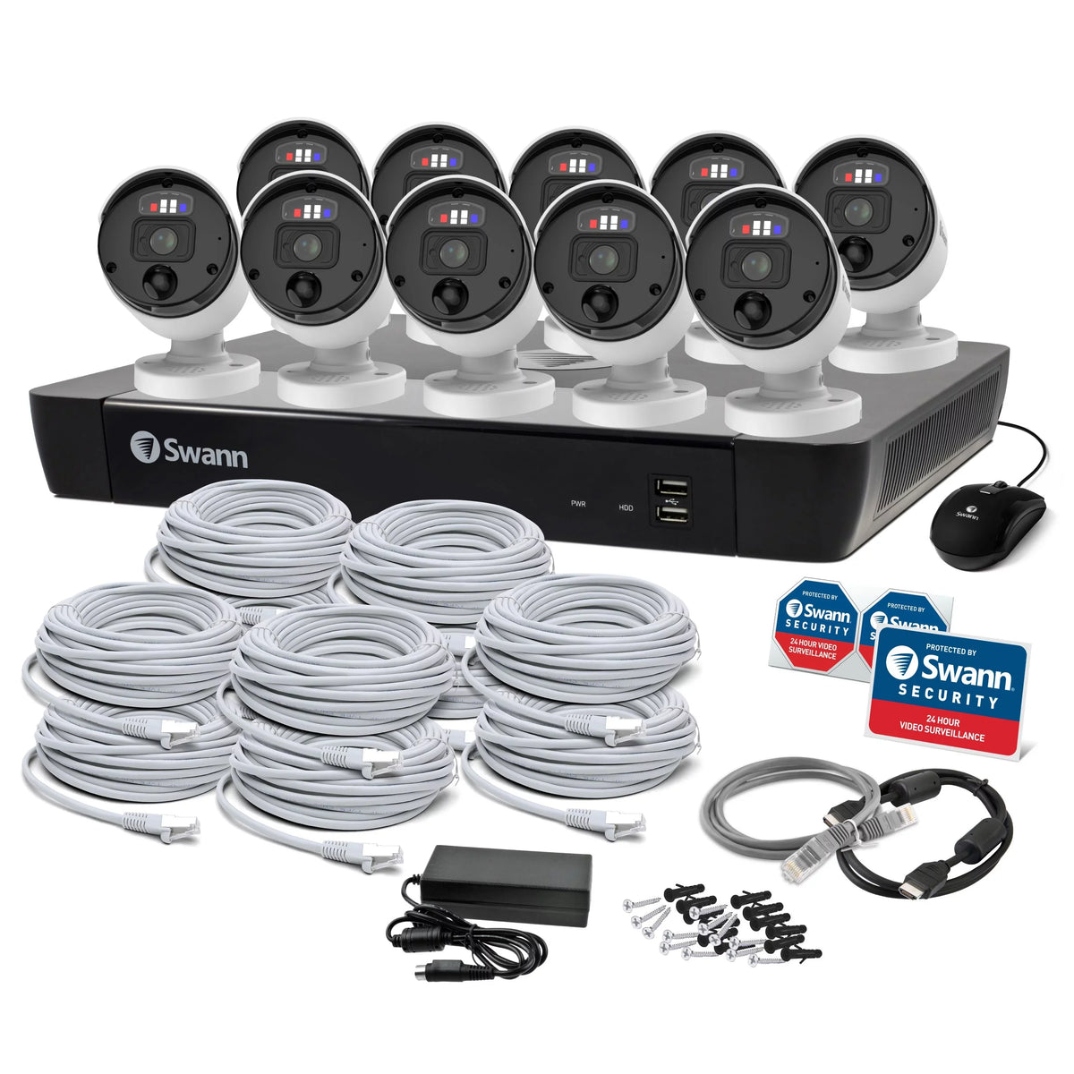 Swann Pro Enforcer™10 Camera 16 Channel 4K Ultra HD NVR Security System
