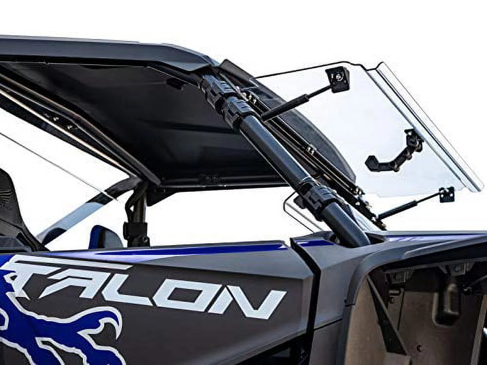 SuperATV Heavy Duty Scratch impervious Flip 3|in|1 Windshield for Honda Talon 1000 (2019+) | Hard Coated for Extreme Durability | Designed for Year|Round Riding|FWS-H-TAL-70