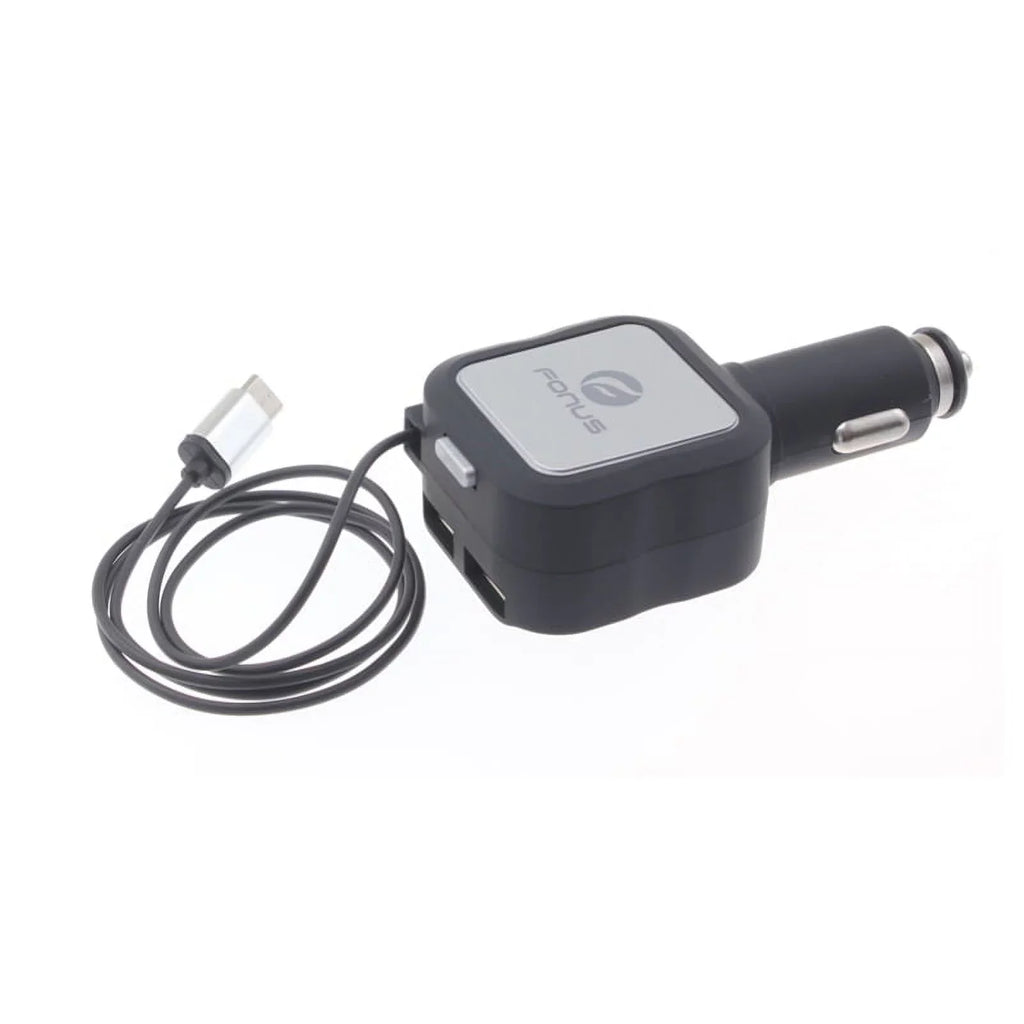 Magnetic Mount Holder w Retractable Car Charger M1D for Nokia 8, 3.1 Plus - OnePlus 5T, 6, 6T, 7 Pro -  Phone 2 - RED Hydrogen One -  Galaxy S9 Plus, S8+ S8, S10e S10 Plus active