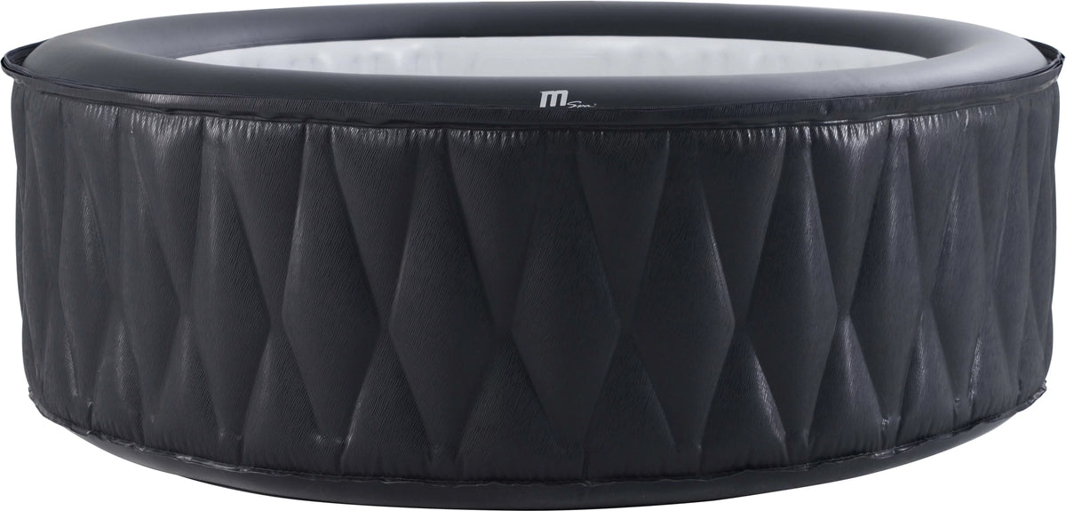 Mspa Mont Blanc, A Premium Inflatable Hot Tub & Spa, 118 Jets, 700w Massage Air Blower, 1350w aqua Heater, One Piece Easy Install, Round, 2+2 Persons