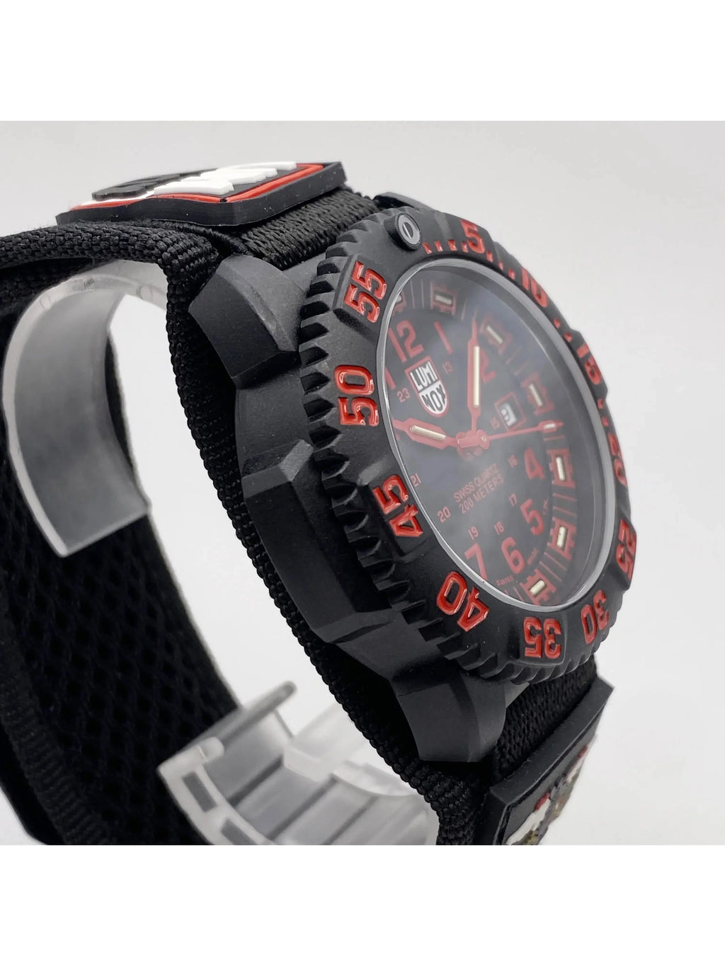 Pre-owned Luminox Navy Seal Colormark 44mm Carbon Watch XS.3065 (Good)