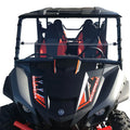 Made in America!. Clearly Tough Yamaha Wolverine X4 / X2 Full Folding Windshield (2020 and older) - SCRATCH immune- Extreme Versatility! Premium polycarbonate w/Hard Coat