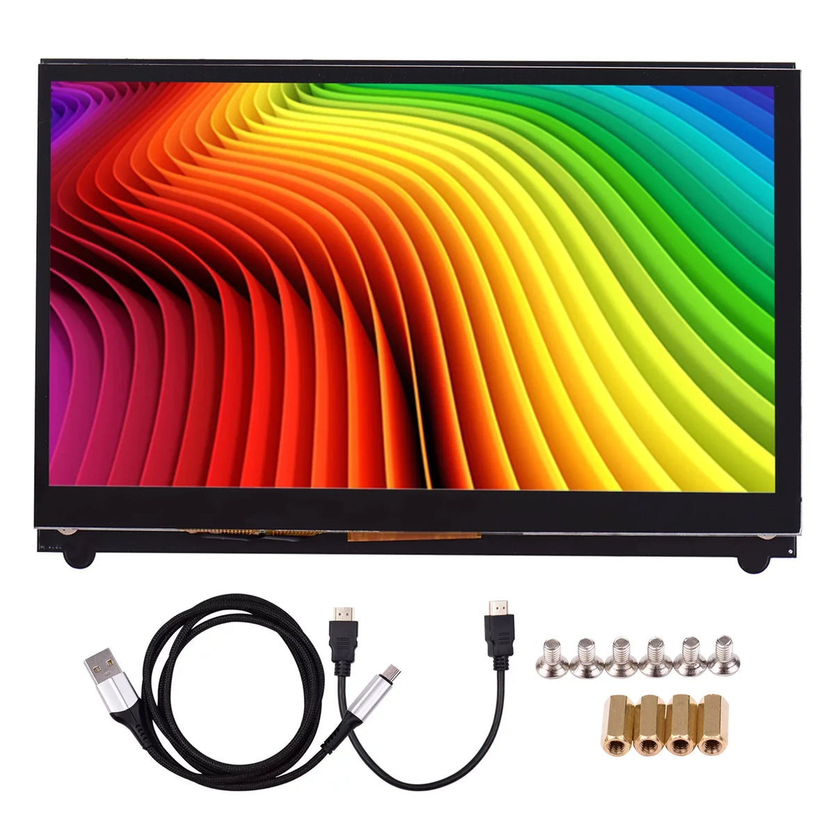 Pinnaco Touchscreen, 7 Inch IPS Capacitive Display, Portable Tool with USB Interface for Raspberry Pi