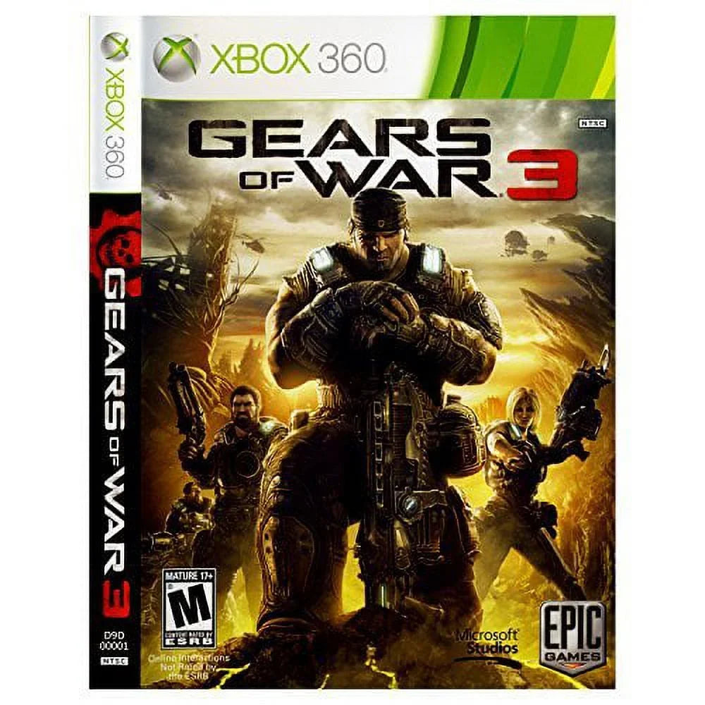 Restored  Xbox 360 500GB With Gears Of War 3 And Call Of Duty: Black Ops 1 And 2 (Refurbished)