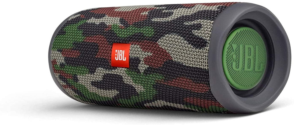 JBL Flip 5 Waterproof Portable Wireless Bluetooth Speaker Bundle with Hardshell Protective Carrying Case (Camo)
