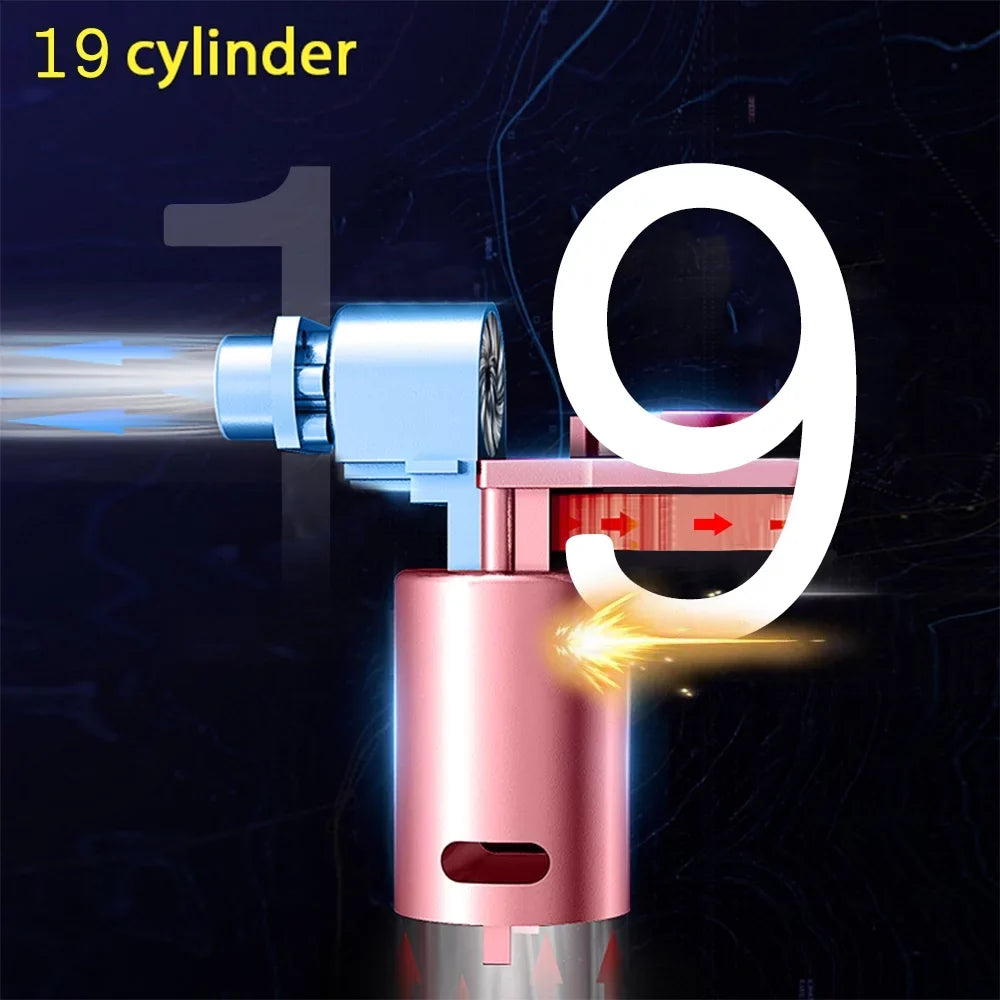 Suzicca Digital Air Compressor for Car Auto Pump Portable Tire Inflator with LED Light  12V