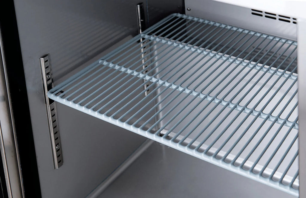 ft.. Three Door Undercounter Commercial Stainless Steel Refrigerator 18.96 cu. 72 in