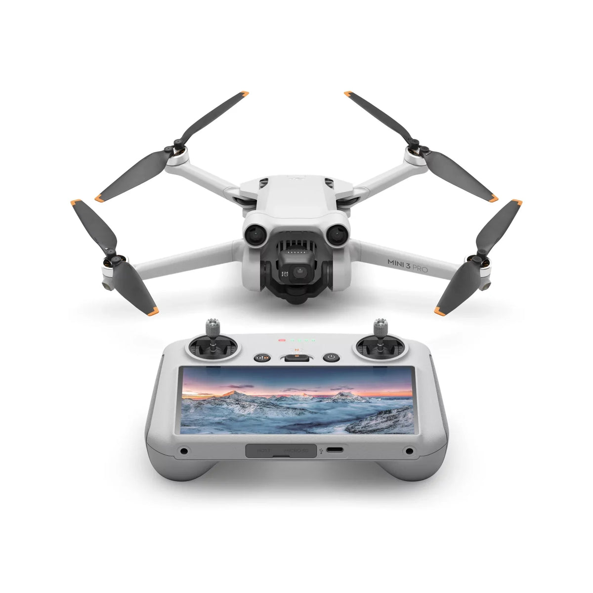 DJI Mini 3 Pro Camera Drone Quadcopter + RC Smart Controller (With Screen), 4K/60fps Video, 48MP Photo, 34min Flight Time, Tri-Directional Obstacle Sensing, Bundle w/ Deco Gear Backpack + Accessories