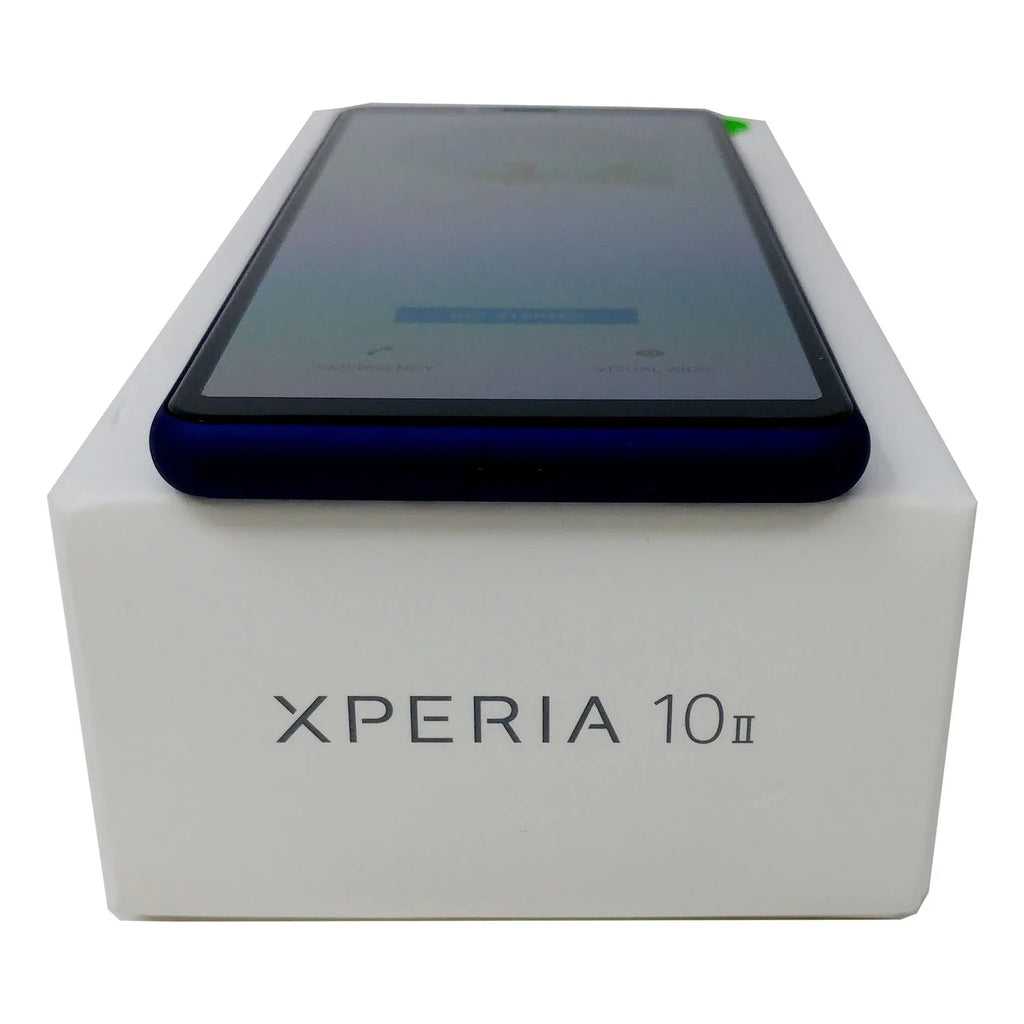 Open Box  Xperia 10 II 128GB XQ-AU52 Dual SIM GSM Unlocked 4G Smartphone - Blue