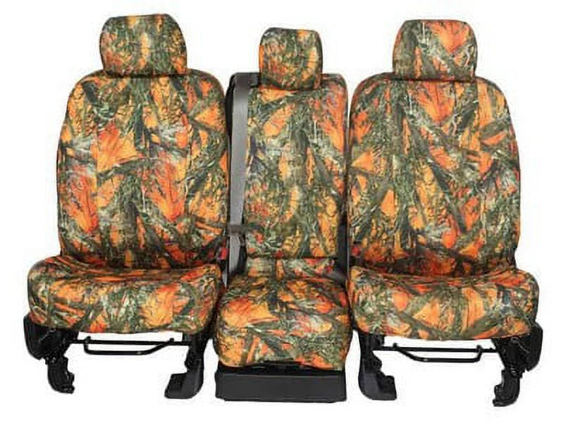 CalTrend Center 50/50 Split Bench TRUETIMBER Seat Covers for 1994-1997  Land Cruiser - TY120-72KA BLAZE Insert and Trim
