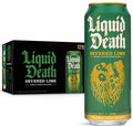 Tallboys (12-Pack). Liquid Death Sparkling aqua, Severed Lime 16.9 oz