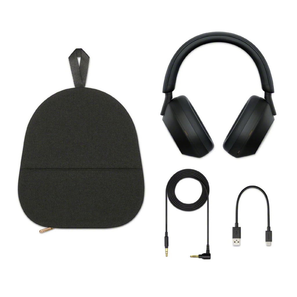 WH-1000XM5 Wireless Noise Canceling Over-Ear Headphones (Black) Bundle
