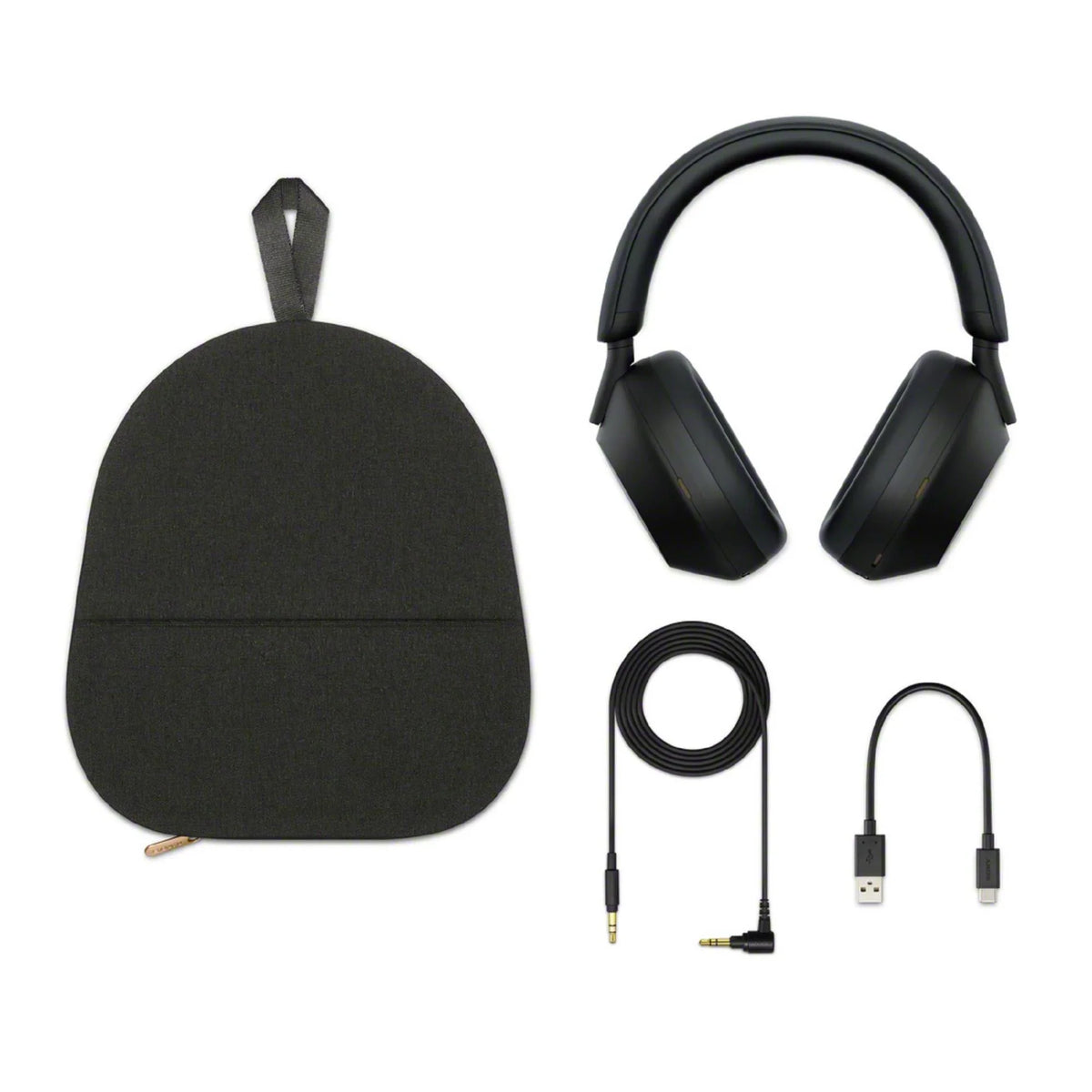 WH-1000XM5 Wireless Noise Canceling Over-Ear Headphones (Black) Bundle
