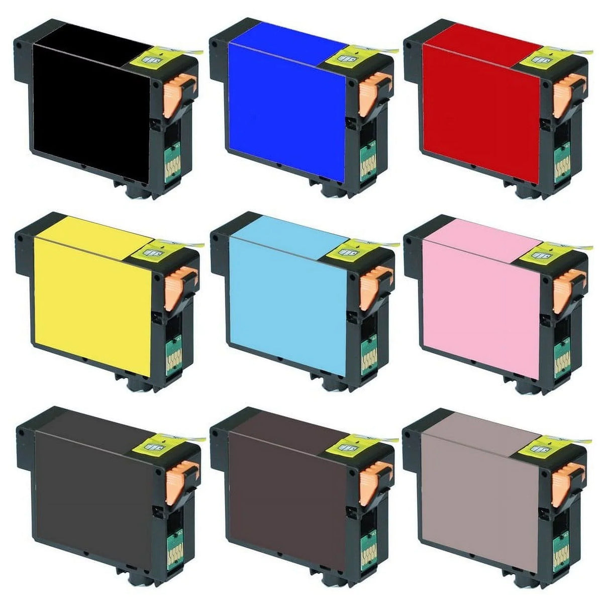 157) (T157CMYLCLMPLMBLLBK-US). PrinterDash Replacement for Stylus Photo R3000 Inkjet Combo Pack (PBK/C/M/Y/LC/LM/LBK/MBK/LLBK) (NO