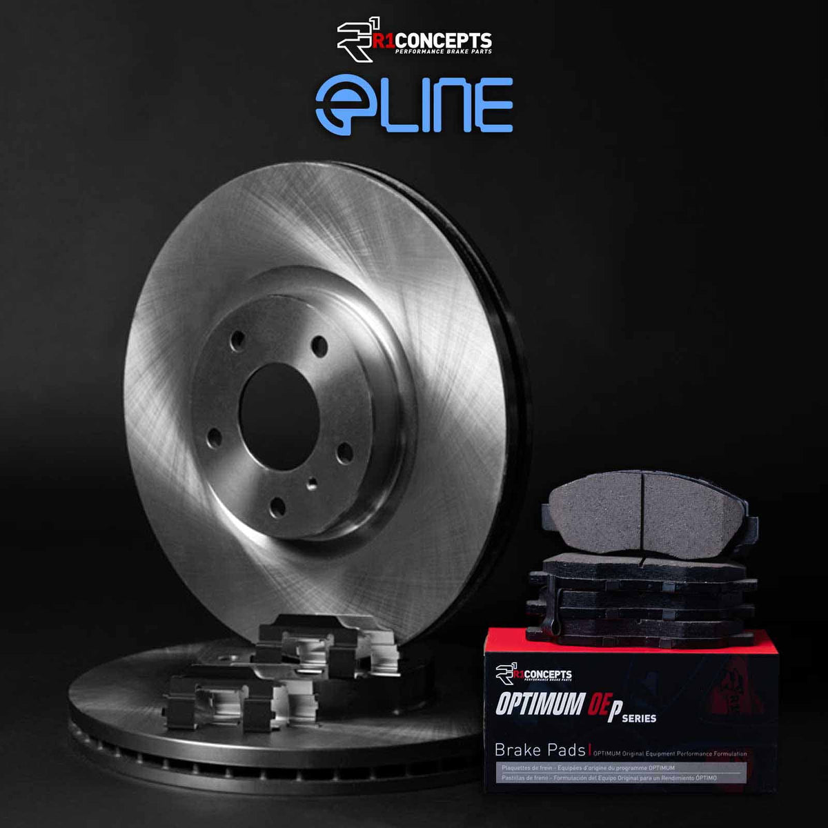 R1 Concepts Wfuh1 91020 R1 Concepts Brake Rotor Blank With Optimum Oe Pads & Fits select: 2017-2018  YARIS IA, 2016  SCION IA