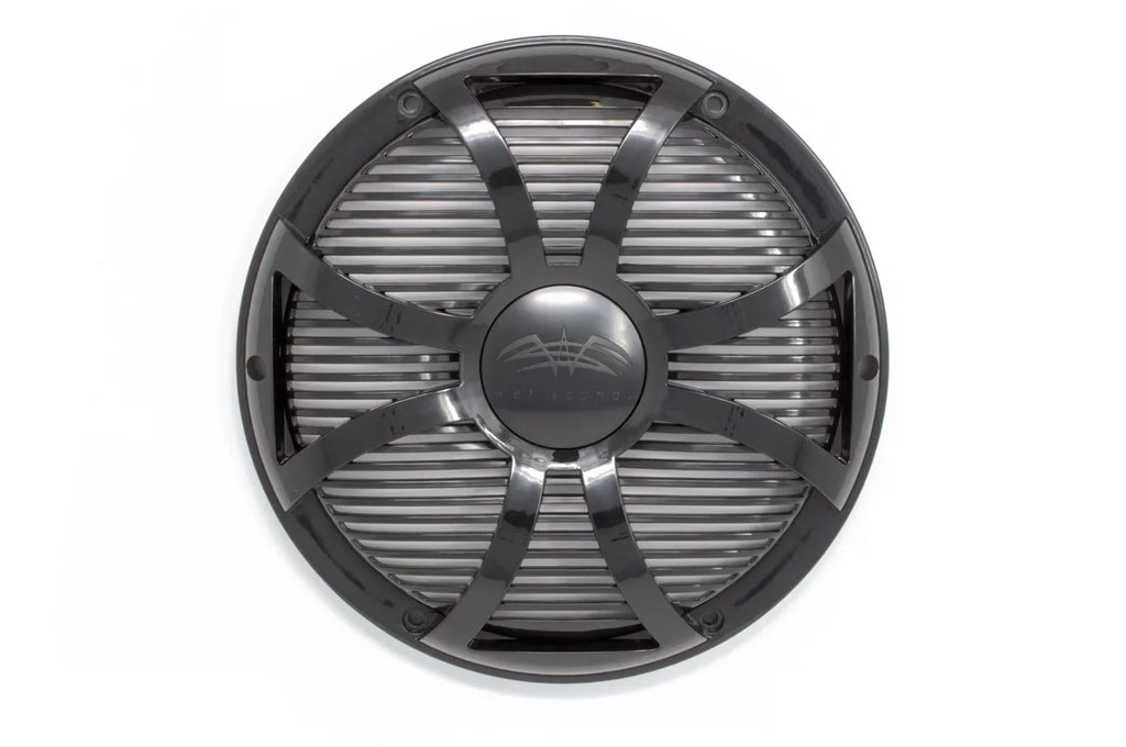 Wet Sounds Revo 10" Subwoofer & Grill - Black Subwoofer & Black Closed Face SW Grill - 4 Ohm