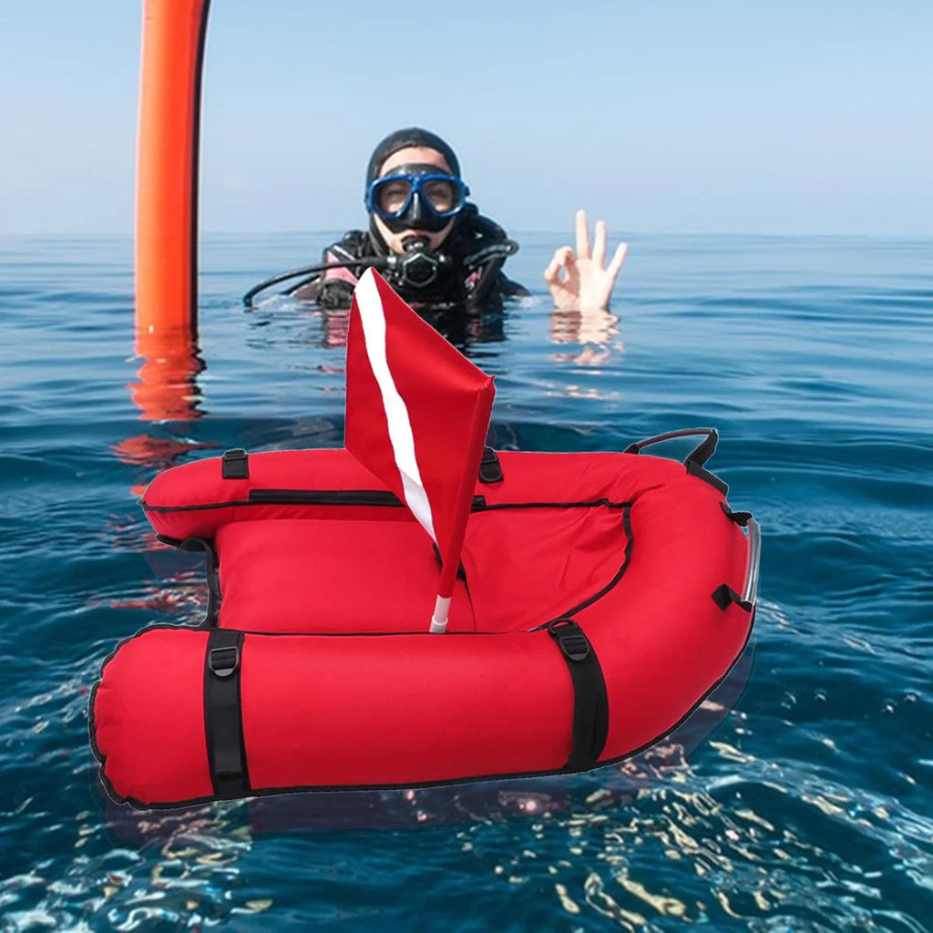 BAOSITY Diving Float Buoy Scuba Dive Flag Float Diving Safe Portable Dive Buoy Inflatable for diving Snorkeling Underwater Sports