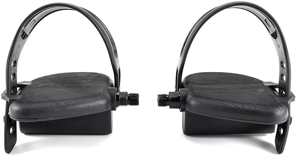 Johnson Health Tech Pedal Set 9/16" Spindle R4-PS9/16"S Works W BH Bladez Fitness Recumbent Upright Stationary Bike