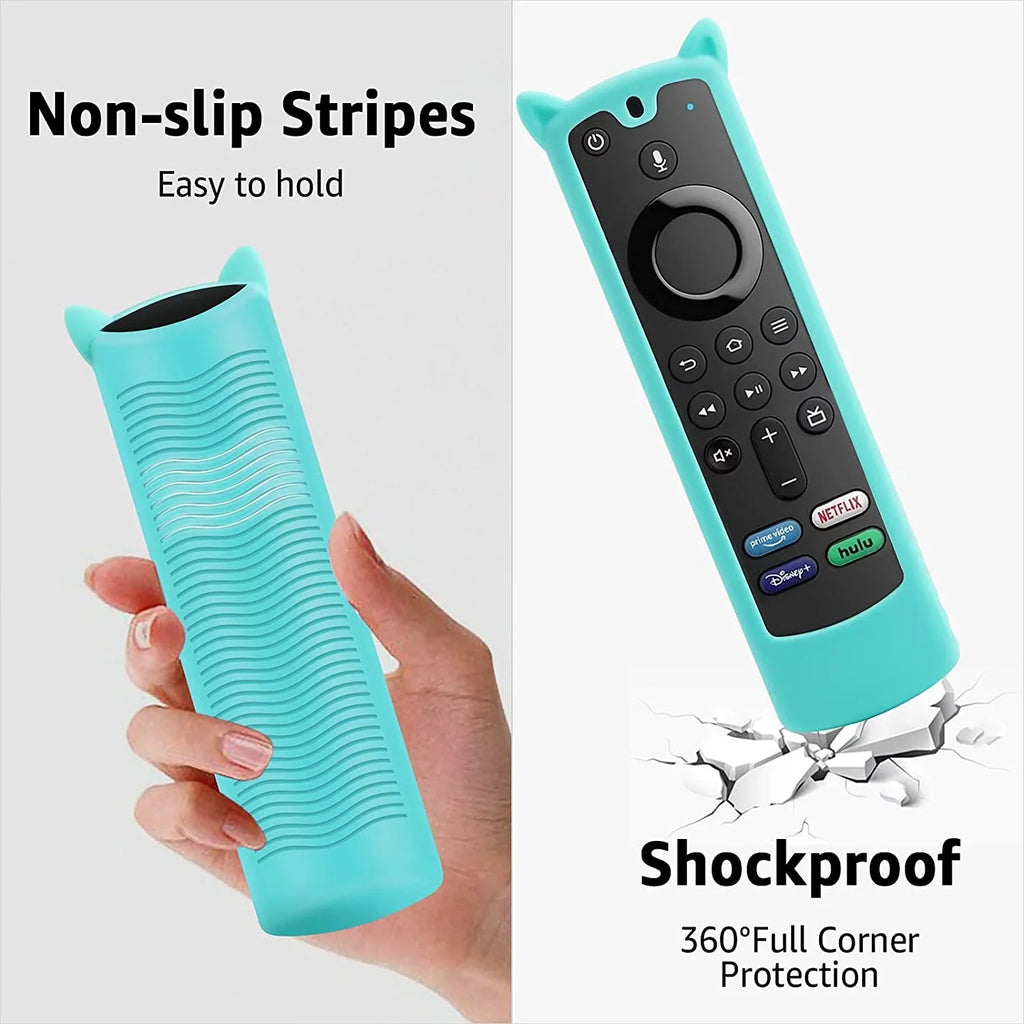 [3 Pack] Firestick wrap for Alexa Voice Remote 4k/Max/Lite(3rd Gen) 2021 Release, Fire Stick Remote shield,