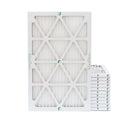 Actual Size: 13-1/2 x 24-1/2 x 7/8. 12 Pack of 14x25x1 MERV 13 Pleated Air Filters by Glasfloss