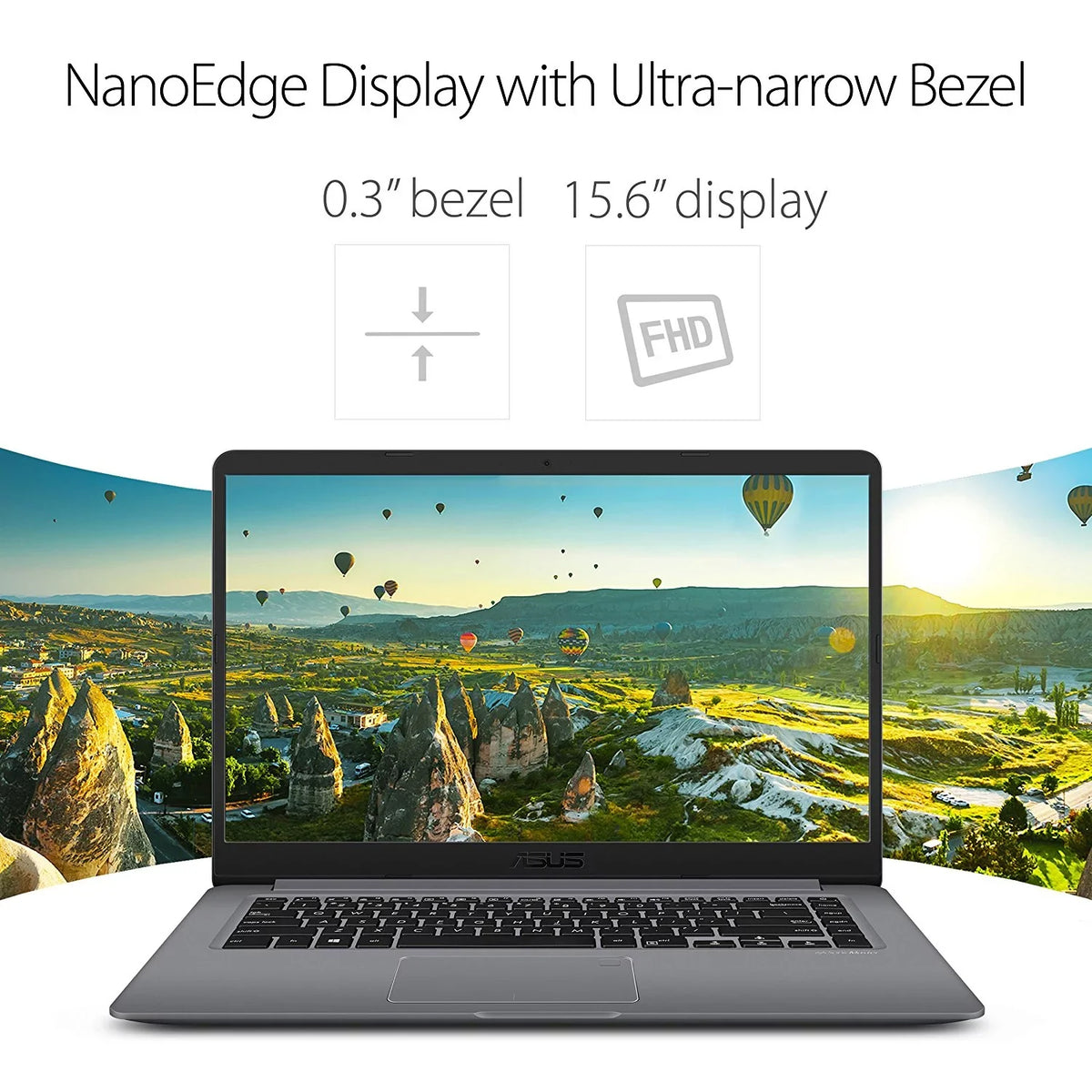 VivoBook F510UA Thin Lightweight FHD WideView Laptop Notebook Fingerprint i5 8GB 128GB SSD 1TB