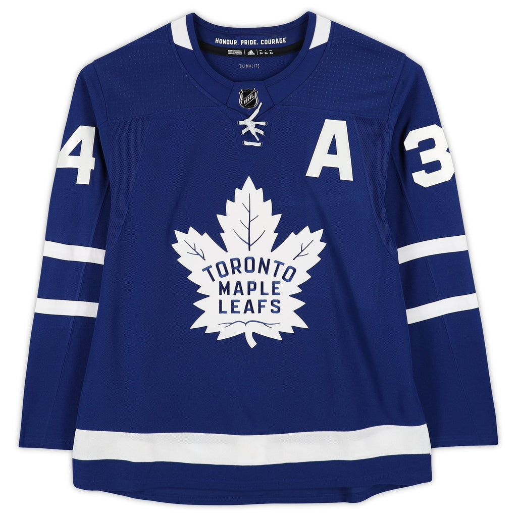 Auston Matthews Blue Toronto Maple Leafs Autographed  2022 Hart Trophy Winner Authentic Jersey with ''2022 Hart''